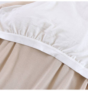 Basic Halter Top with built-in bra tank top