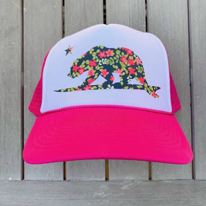 Floral Surf Bear Hat