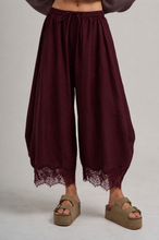 Load image into Gallery viewer, Flowy Balloon Lace Pants