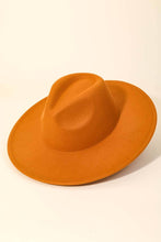 Load image into Gallery viewer, Flat Brim Fedora Fashion Hat