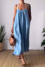 Load image into Gallery viewer, Summer Suspender Maxi Dress