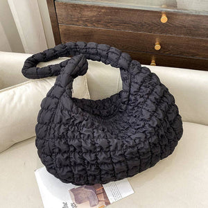Ladies Puffer Cloud Bag Tote Handbag Slouch Bag