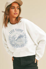 Load image into Gallery viewer, Tahoe Bear Short Cropped Long Sleeve Sweatshirt