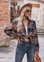 Load image into Gallery viewer, Women&#39;s Loose Flannel Plaid Shirt