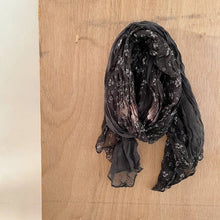 Load image into Gallery viewer, Scarvii - Lightweight Floral Pattern Ruched Scarf
