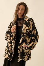 Load image into Gallery viewer, Aztec Print Sherpa Fleece Jacket