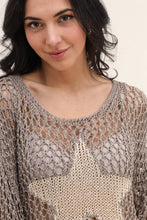 Load image into Gallery viewer, French Cotton Knit Sweater with Star