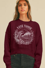 Load image into Gallery viewer, Tahoe Bear Short Crop Sweatshirt