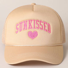 Load image into Gallery viewer, Sunkissed Embroidery Foam Mesh Back Trucker Hat