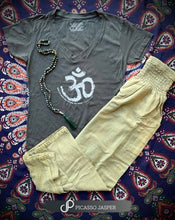 Load image into Gallery viewer, Om Retro V-Neck Tee