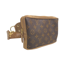 Load image into Gallery viewer, Bailey Belt Bag In Bronze Leather | Upcycled LV Full Front