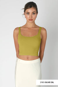 Lettuce Edge Crop Top