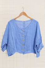 Load image into Gallery viewer, Italian Linen Button Down Top