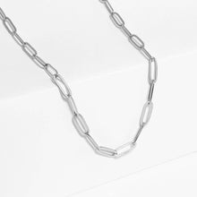 Load image into Gallery viewer, Stainless Steel Paperclip Chain Necklace