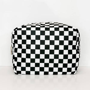 Black and White Checkered Bags