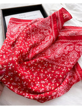 Load image into Gallery viewer, Scarvii - Paisley Print Square Scarf