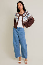 Load image into Gallery viewer, REMI RAGLAN SLEEVE CROPPED CARDIGAN