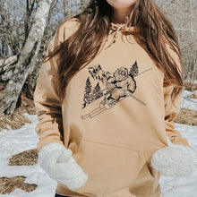 Load image into Gallery viewer, Bigfoot Skiing Crewneck Sweatshirt Hoodie
