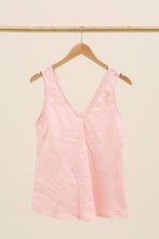 Load image into Gallery viewer, V-neck Tank Top 100% linen