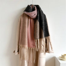 Load image into Gallery viewer, Mandy Cozy Long Fringe Wool Scarf