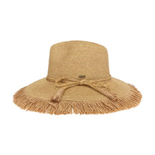 Load image into Gallery viewer, Fringe Trim C.C Panama Sun Hat