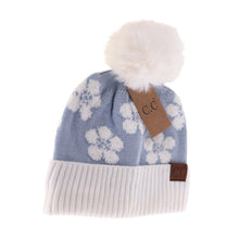 Load image into Gallery viewer, Daisy Patterned C.C Beanie