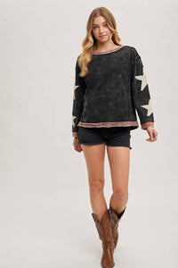 EMI STAR SLEEVED TOP
