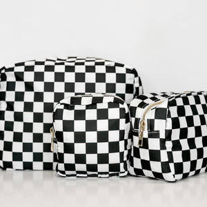 Black and White Checkered Bags