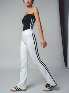Side Stripe Strapless Tube Top