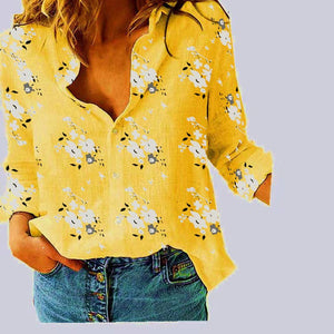 Rosa Linen Buttondown Shirt