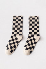 Load image into Gallery viewer, Checkerboard Printed Cotton Socks