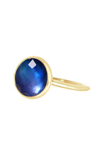 Load image into Gallery viewer, Labradorite Lollipop Ring - 14k GF
