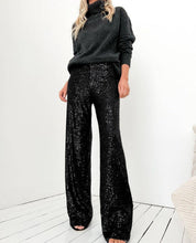 Load image into Gallery viewer, Sequin Long Loose Pants