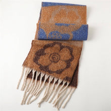 Load image into Gallery viewer, Vera Vintage-Inspired Cozy Floral Wrap Scarf
