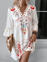 Load image into Gallery viewer, Valerie Lace V Neck Dress