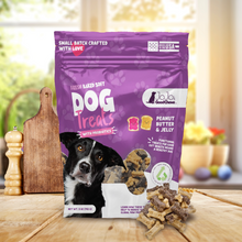 Load image into Gallery viewer, JoJo Good Chews Peanut Butter and Jelly Soft Dog Treats