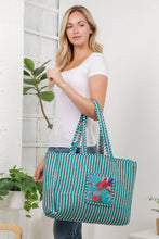 Load image into Gallery viewer, Birds Quilted Cotton Tote Bag