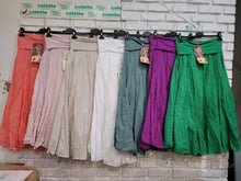 Load image into Gallery viewer, Italian Cotton Maxi Skirt