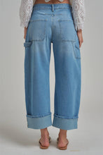 Load image into Gallery viewer, Dark Denim Cuffed Jean