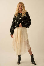 Load image into Gallery viewer, Snowflake Jacquard Cardigan