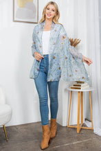 Load image into Gallery viewer, BEE WITH FLORAL PRINT SCARF