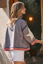 Load image into Gallery viewer, Vintage Wash Star Crop Top