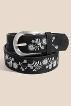 Load image into Gallery viewer, Soft Floral Embroidered Vegan Leather Belt