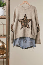 Load image into Gallery viewer, Star Leopard Sweater