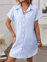 Load image into Gallery viewer, Tandy Striped Shirt Dress