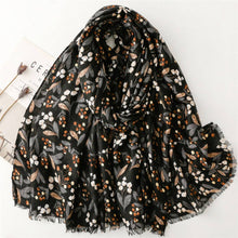 Load image into Gallery viewer, Scarvii - Small Floral Pattern Fall &amp; Winter Scarf