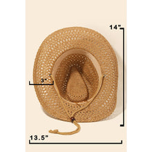Load image into Gallery viewer, Rope Strap Straw Braided Hat