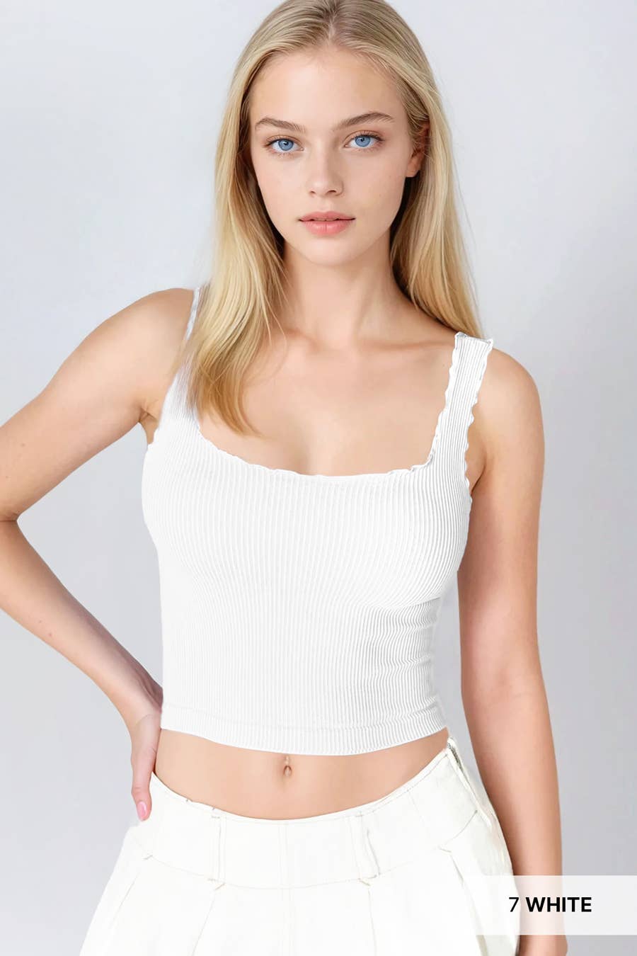 Lettuce Edge Crop Top
