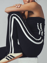 Load image into Gallery viewer, High-Waist Side Stripe Flared Pants