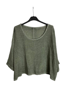Italian Linen Tunic Top